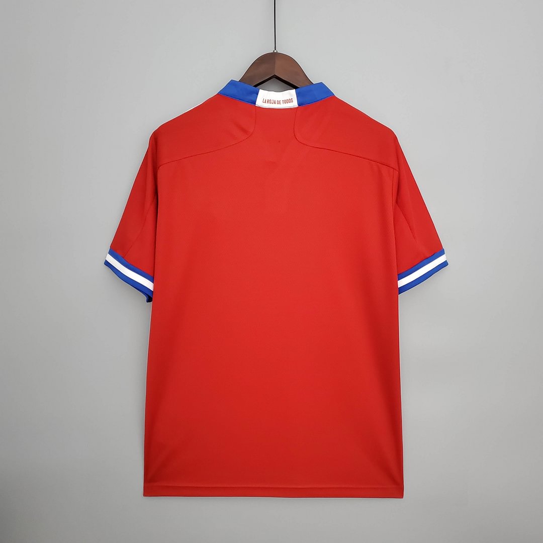 2021 Chile Retro Home Football Shirt ( Fans Edition )