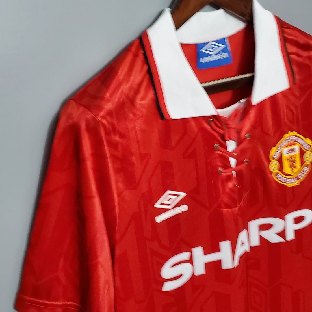 1992/1994 Manchester United Retro Home Football Shirt