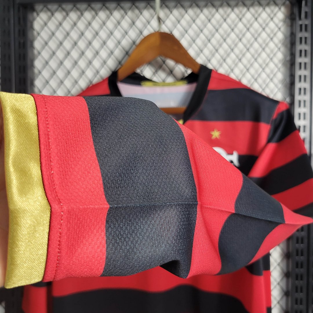 2008/2009 Flamengo Retro Long Sleeve Home Football Shirt