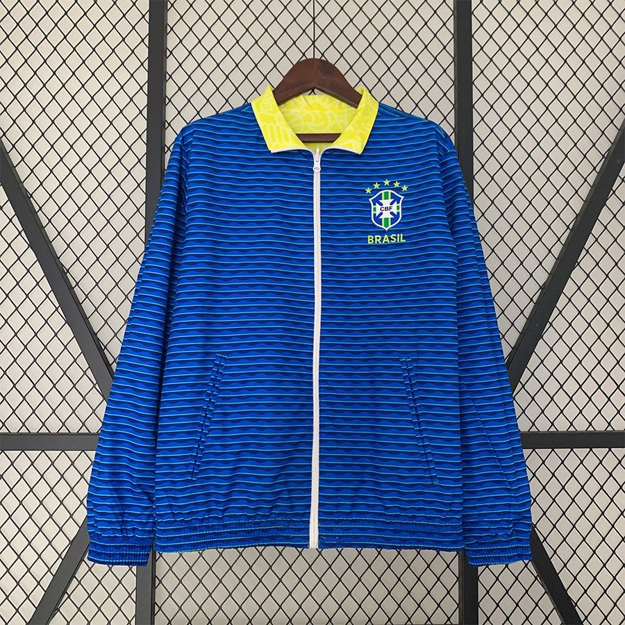 2024 Brazil Reversible Windbreaker Football Shirt
