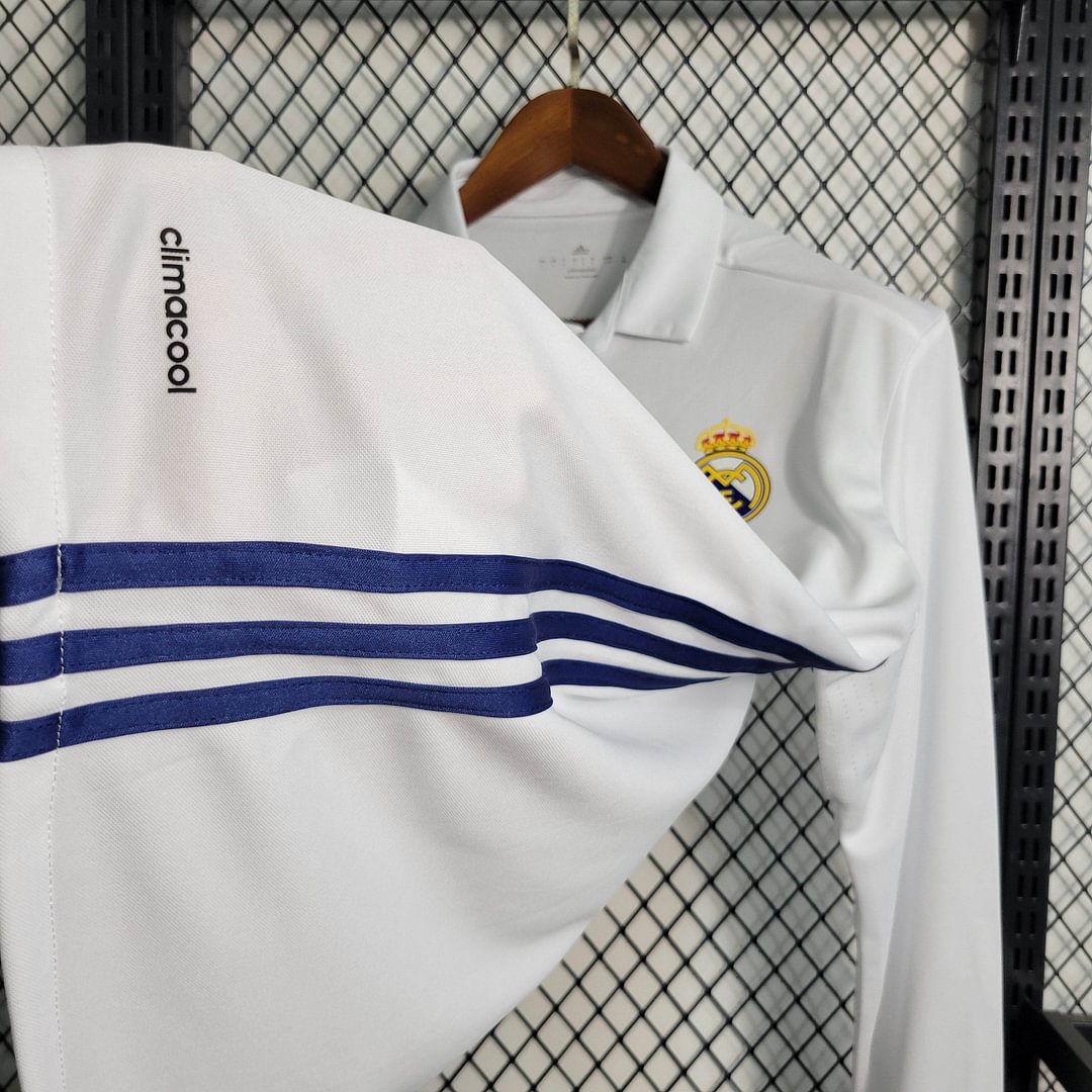 2016/2017 Real Madrid Retro Long Sleeve Home Football Shirt