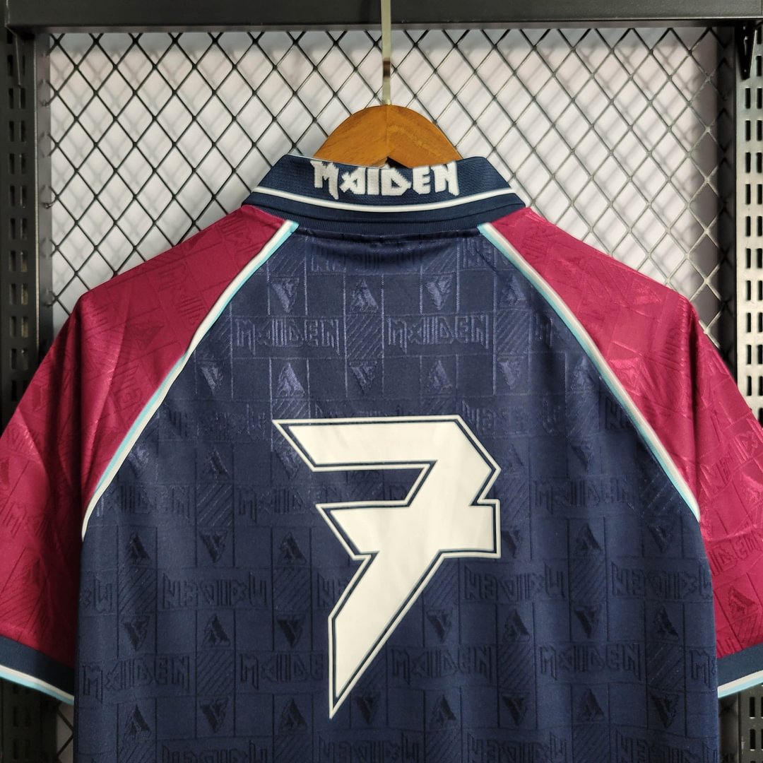 1999 Retro West Ham United Iron Lady Home Football Shirt( Fans Edition )