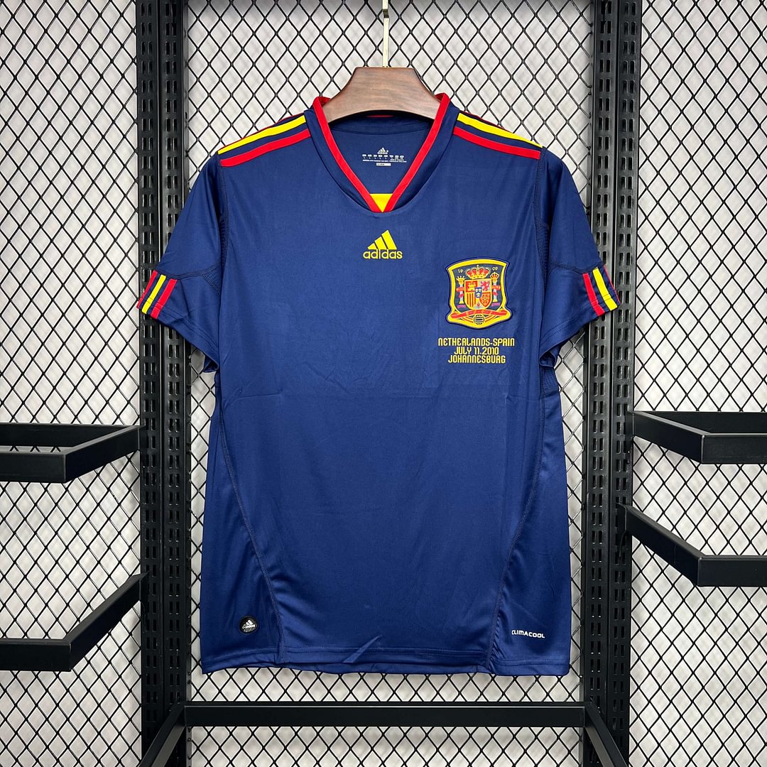 2010 Spain Retro Away Football Shirt