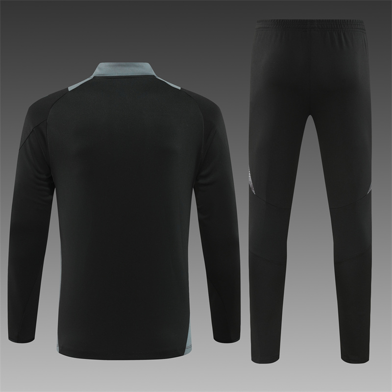 2024/2025 Algeria Black Half-Pull Training Suit Player Edition Jersey