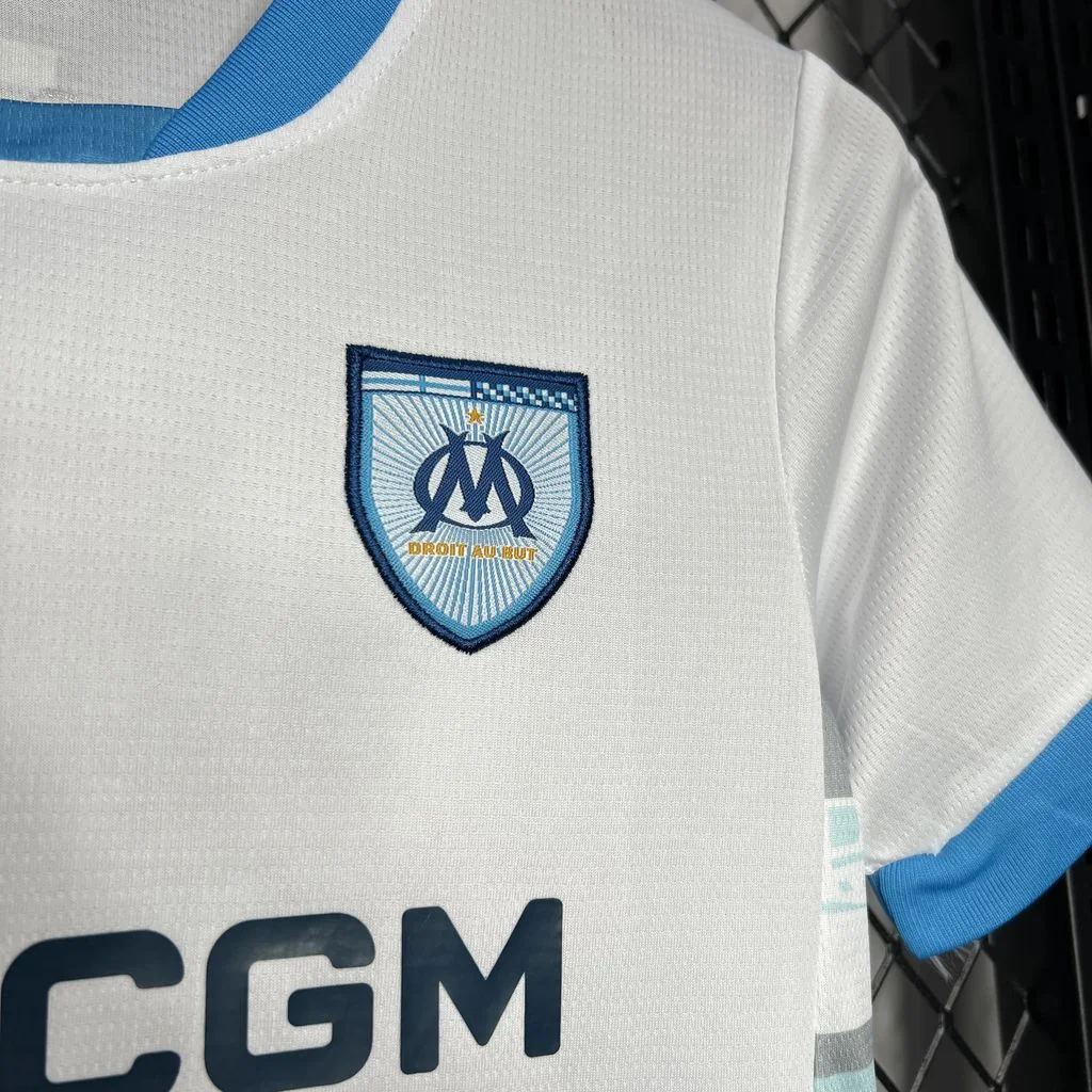 2024/2025 Olympique Marseille Home Football Shirt Kids Size