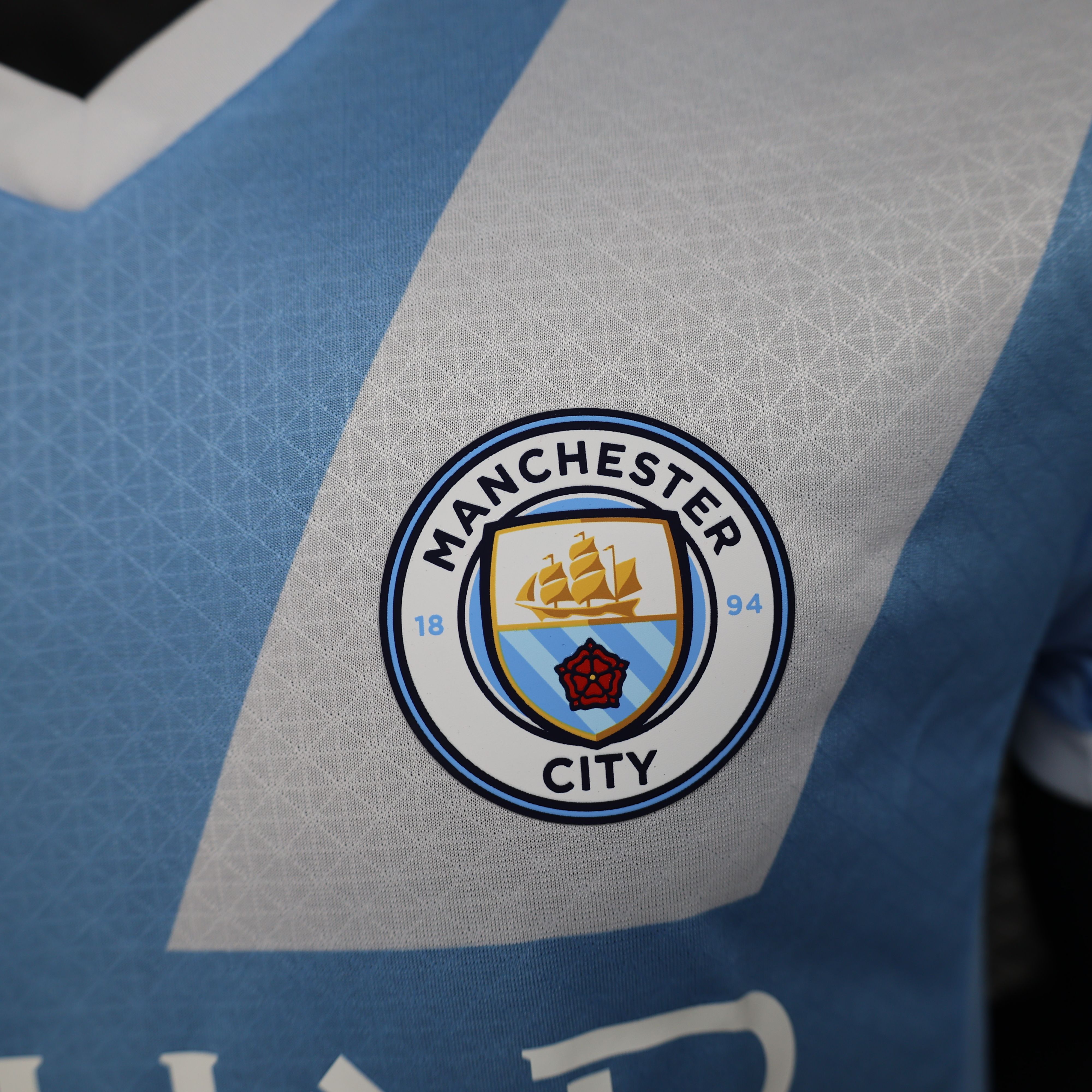 2024/2025 Manchester City Bright Blue Special Edition Football Jersey For Player Version