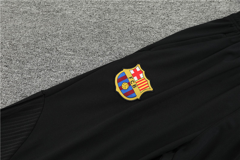 2025/2026 Barcelona light blue Half-Pull Training Suit