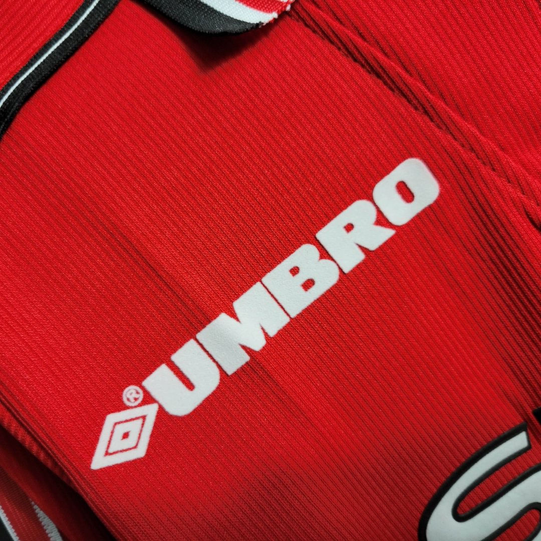 1998/1999 Manchester United Retro Long Sleeve Home Football Shirt