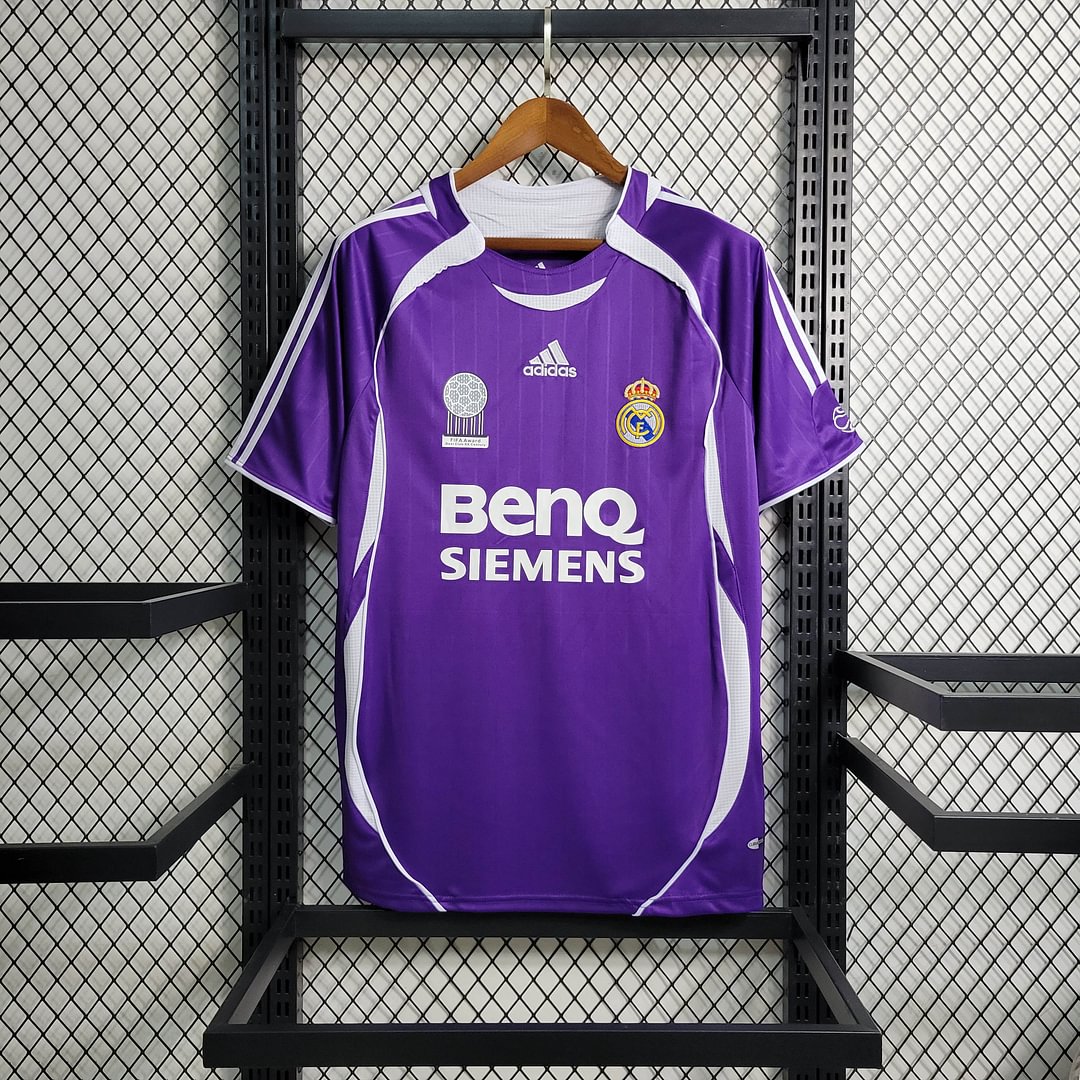 2006/2007 Real Madrid Retro Purple Third Away Football Shirt