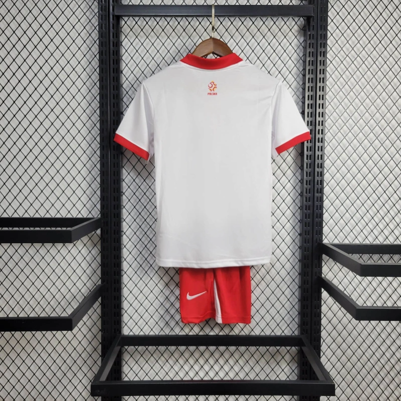 2024 Poland Home Football Shirt Kids Size