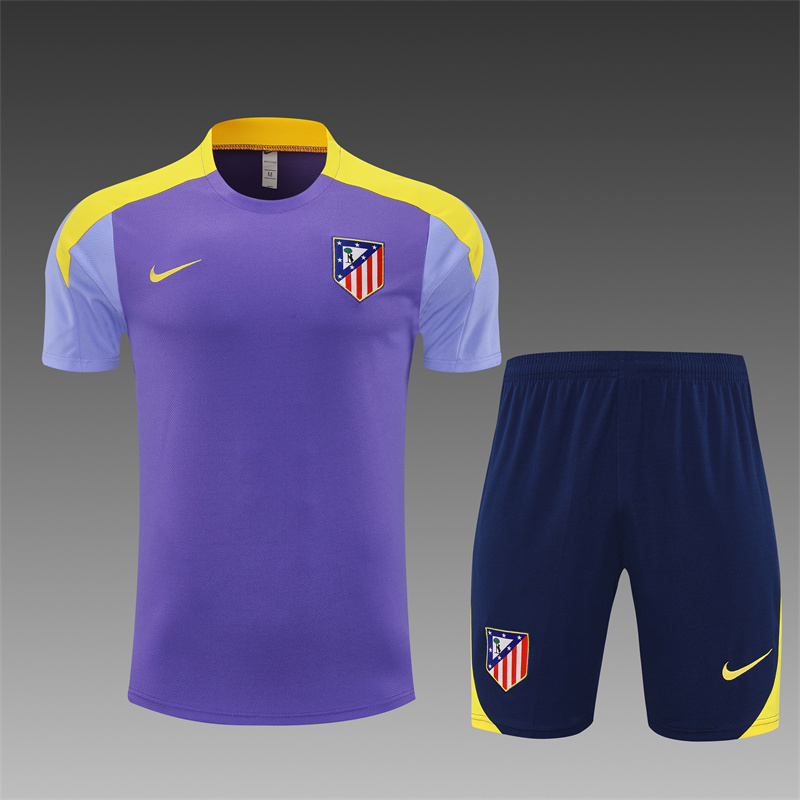 2025/2026 Atletico Madrid Purple Training Wear Suit Shirt