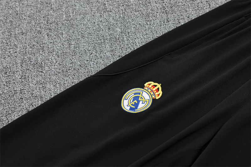 2025/2026 Real Madrid Pink Black Dragon Training Wear Suit Shirt