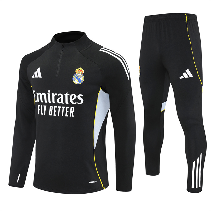 2024/2025 Real Madrid Long Zipped Jacket Training Suit