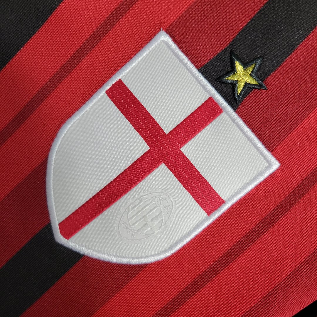2014/2015 Retro AC Milan Home Football Shirt