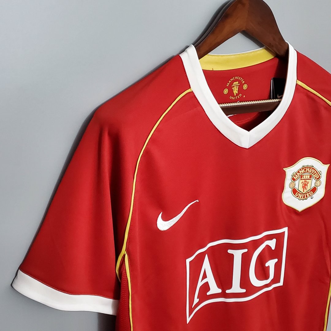 2006/2007 Manchester United Retro Home Football Shirt