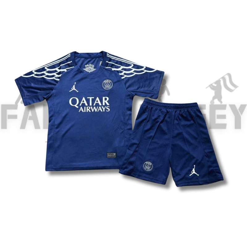 2025/2026 Paris Saint-Germain Fourth Away Football Shirt For Kids