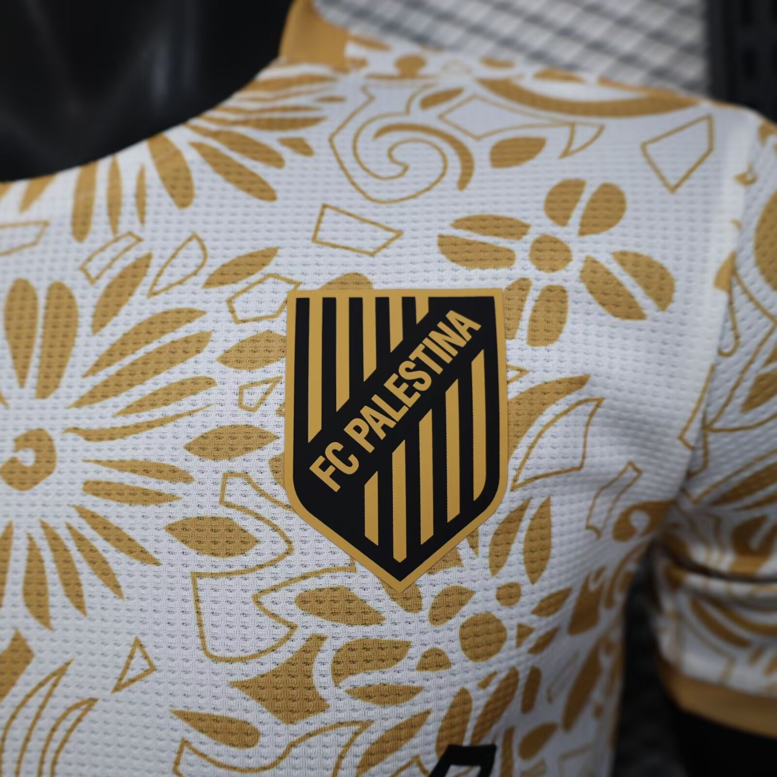 2025/2026 Palestine Yellow Pre match training uniform Jersey( Player Edition )