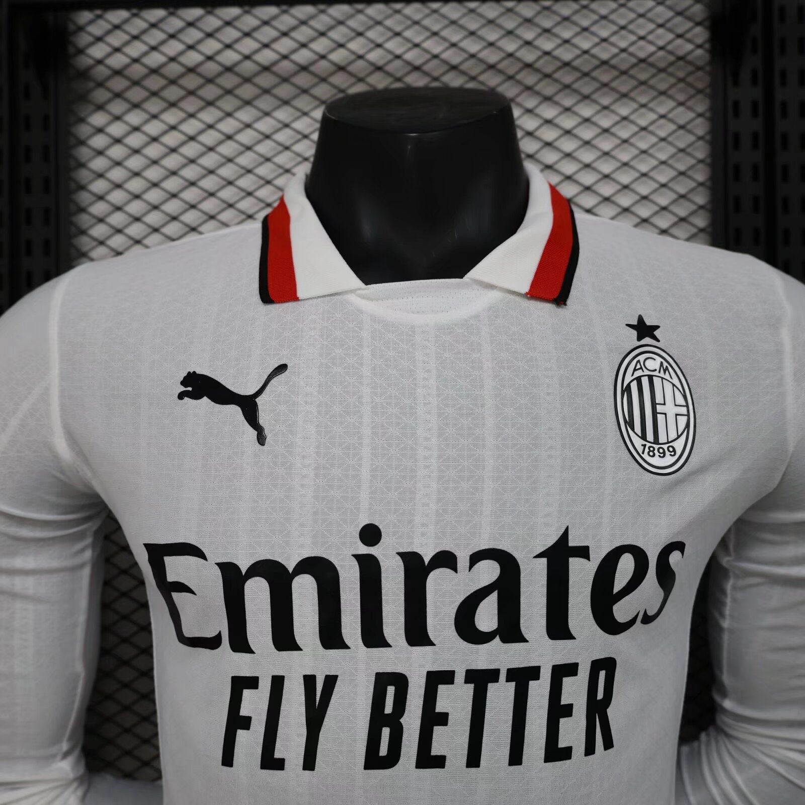 2024/2025 AC Milan Player Version Long Sleeve Away Football Jersey