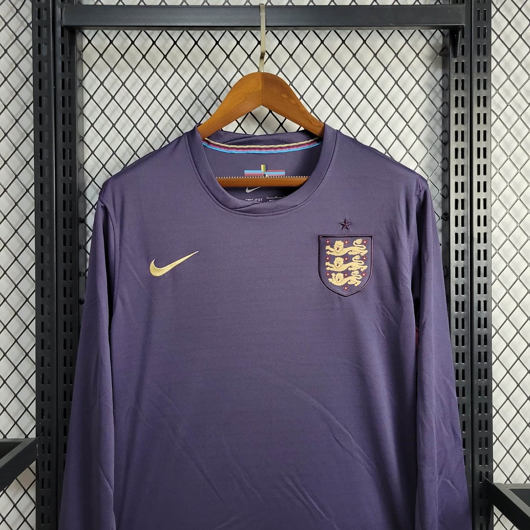 2024 England Long Sleeve Away Football Shirt