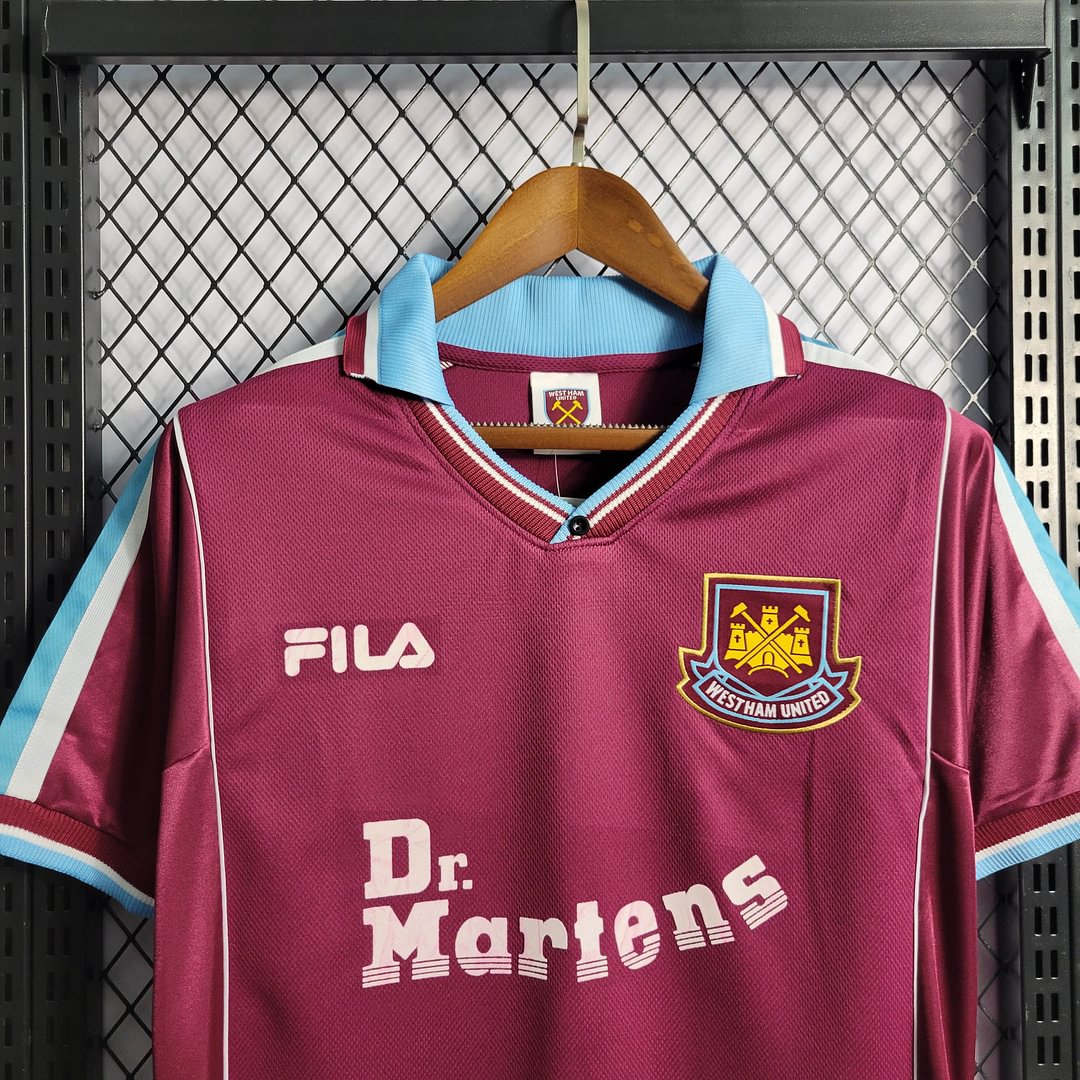 1999/2000 Retro West Ham United Home Football Shirt( Fans Edition )