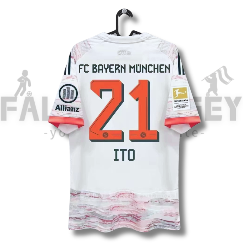 25/26 Bayern Munchen Away Muller Special Jersey(Fans version)