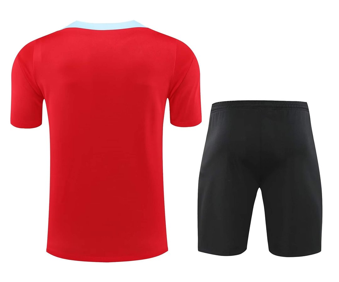 2024/2025 Barcelona Training Wear Red Suit Shirt
