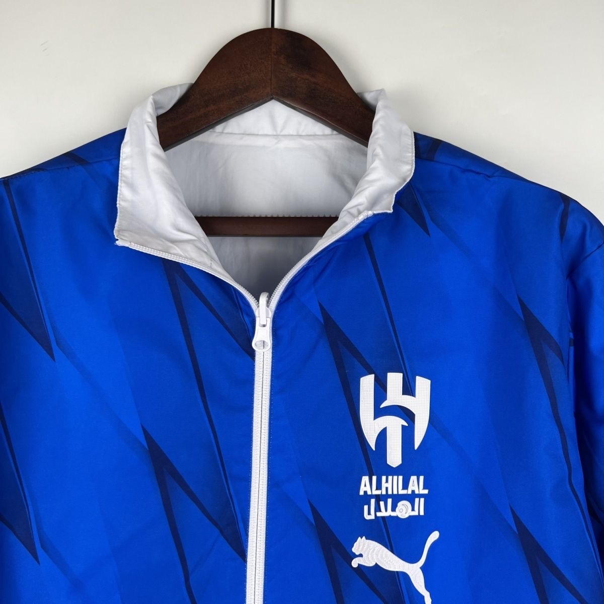 2024/2025 Al-Hilal(Blue-White)Double-sided Windbreaker Football Jersey