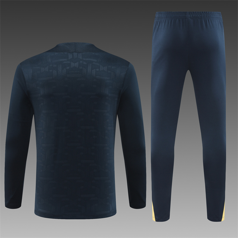 2024/2025 Barcelona Royal Blue Half-Pull Training Suit
