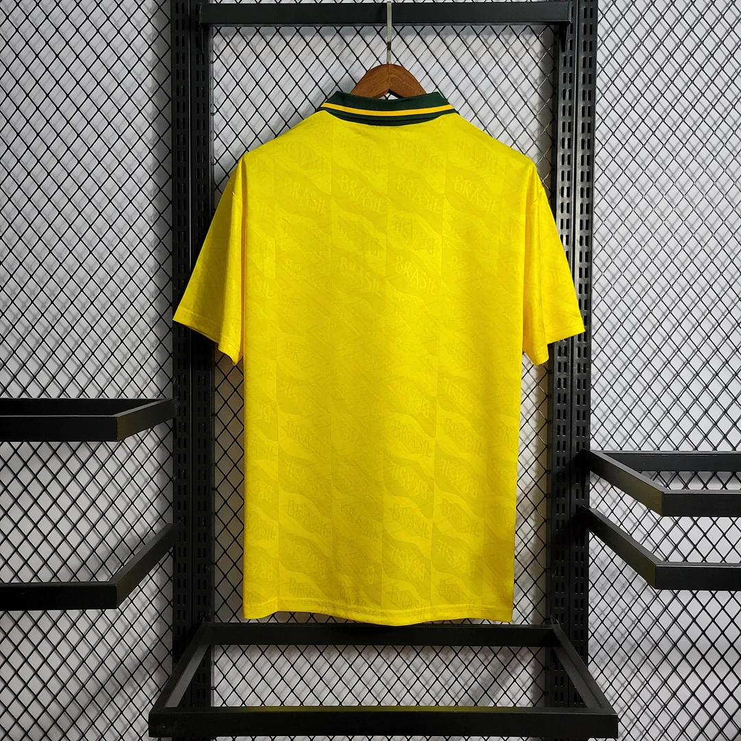 1992 Retro Brazil Home Football Shirt