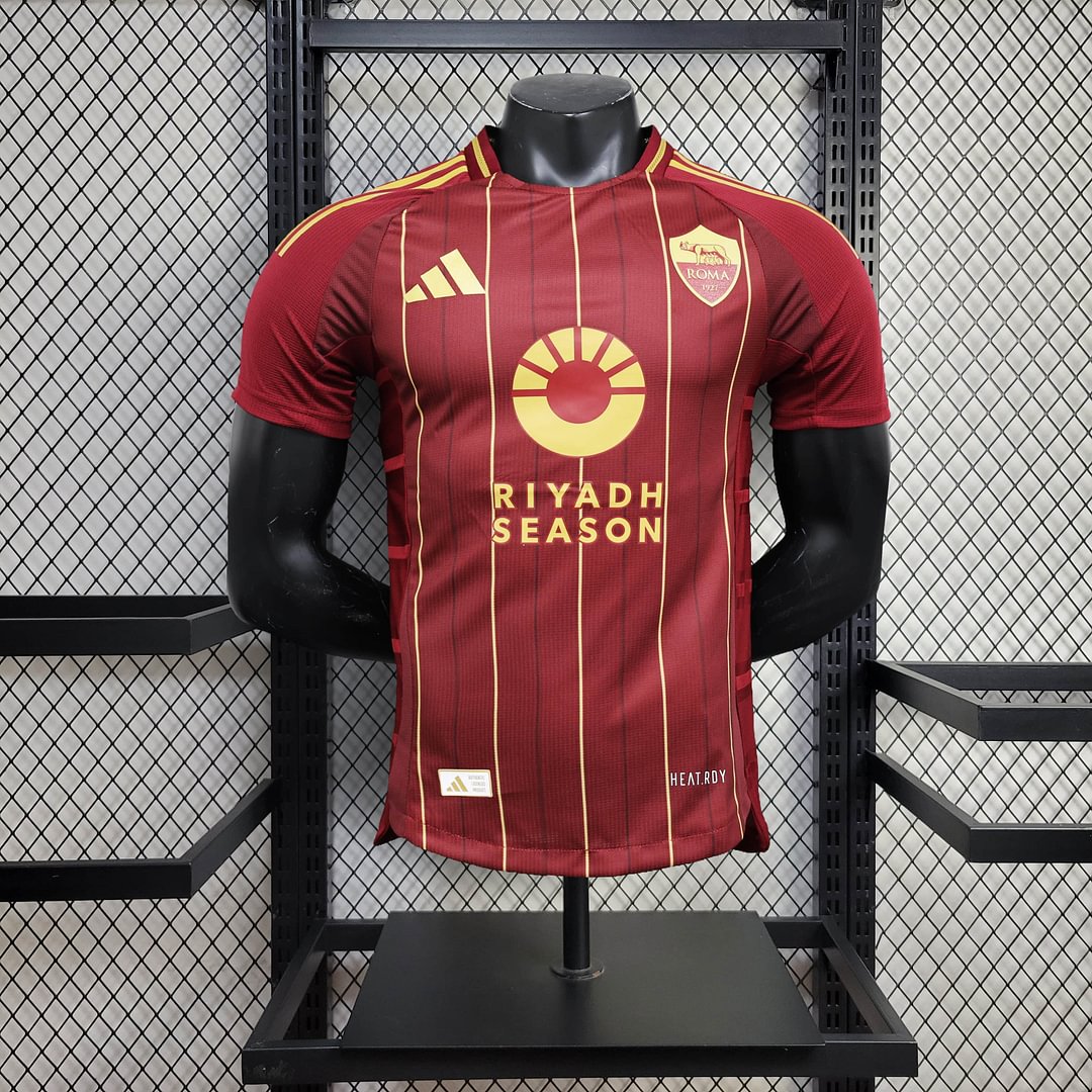 2024/2025 AS Roma Home Football Shirt(Player Version )
