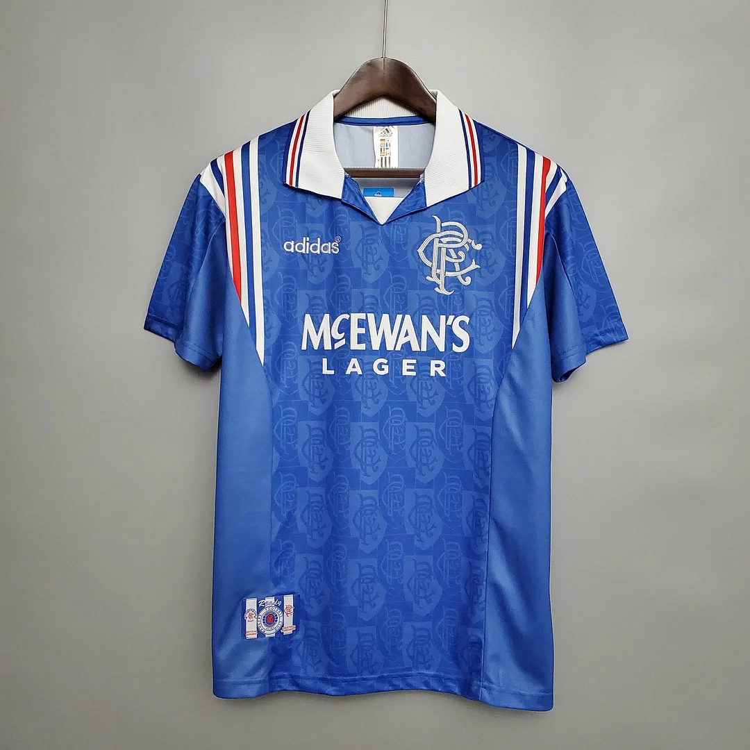 1996/1997 Retro Rangers Home Football Shirt( Fans Edition )
