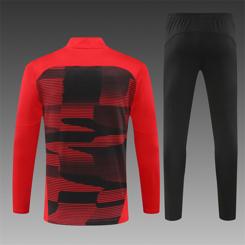 2024/2025 AC Milan Red Camouflage Training Suit Football Shirt