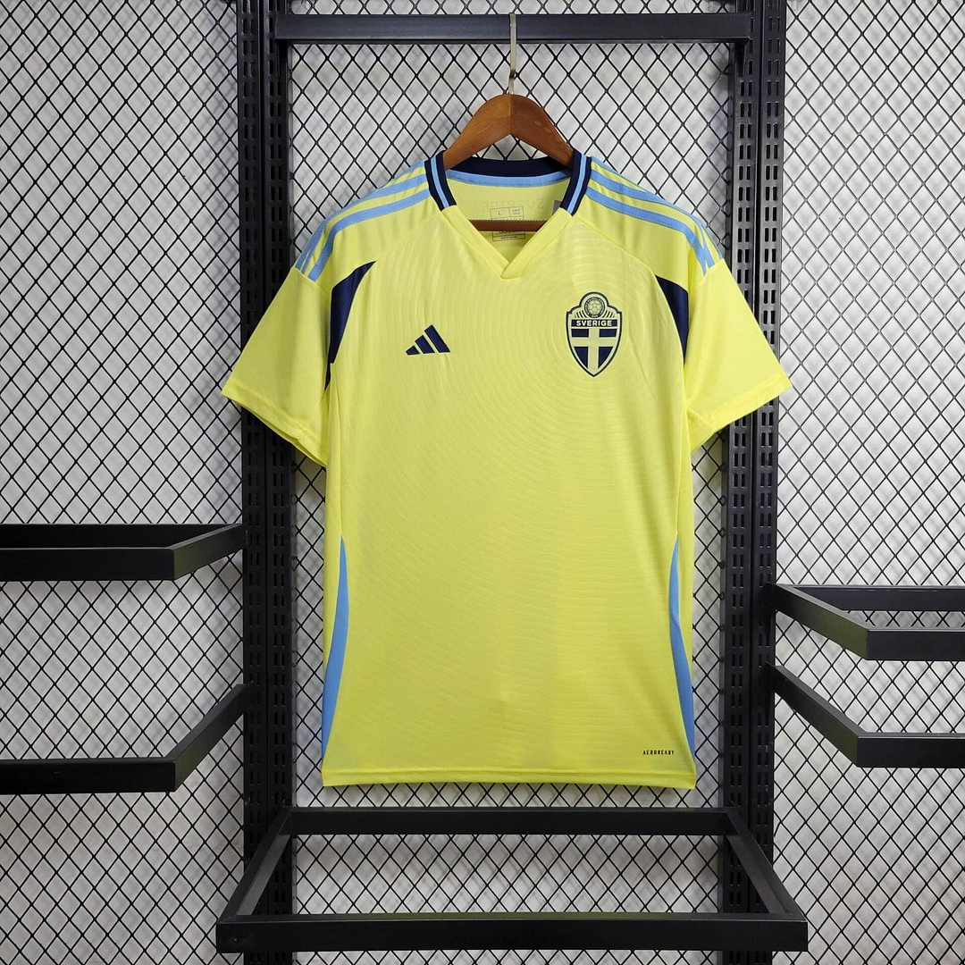 2024 Sweden Home Football Shirt( Fans Edition )