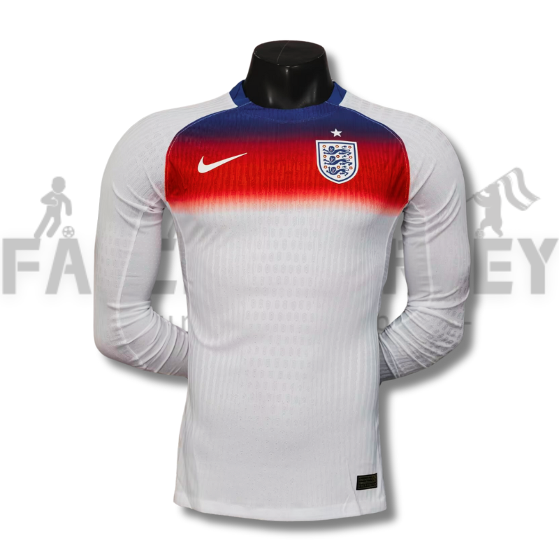 2025/2026 England Home Long Sleeves Football Jersey( Player Edition )