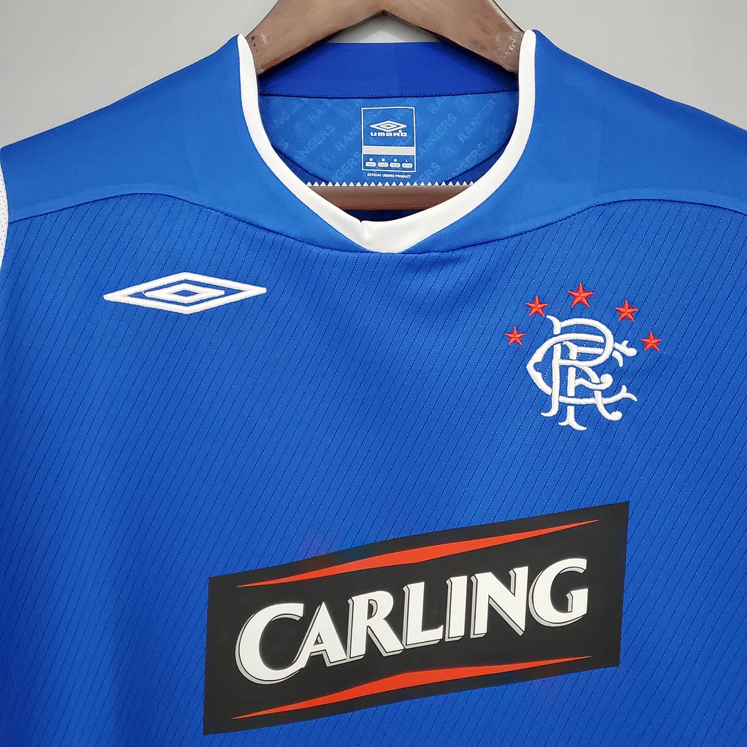 2008/2009 Retro Rangers Home Football Shirt( Fans Edition )