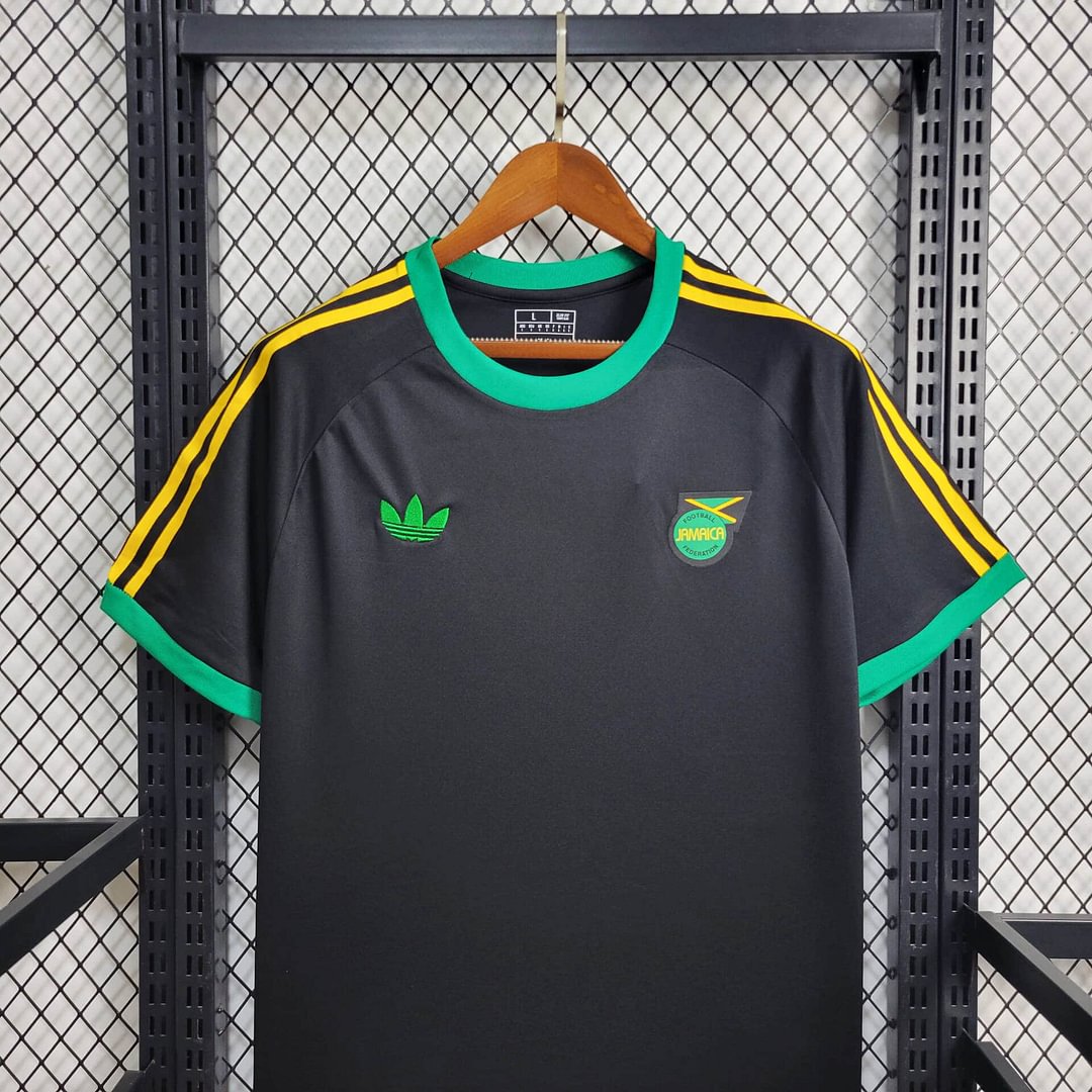2024 Jamaica Training Wear Black Football Shirt( Fans Edition )