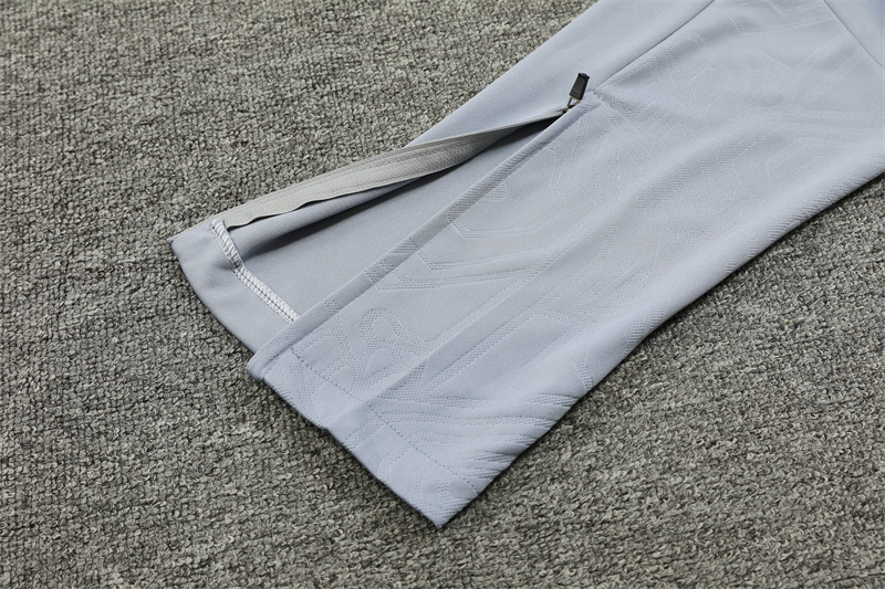 2024/2025 AC Milan Grey Half-Pull Training Suit Player Edition