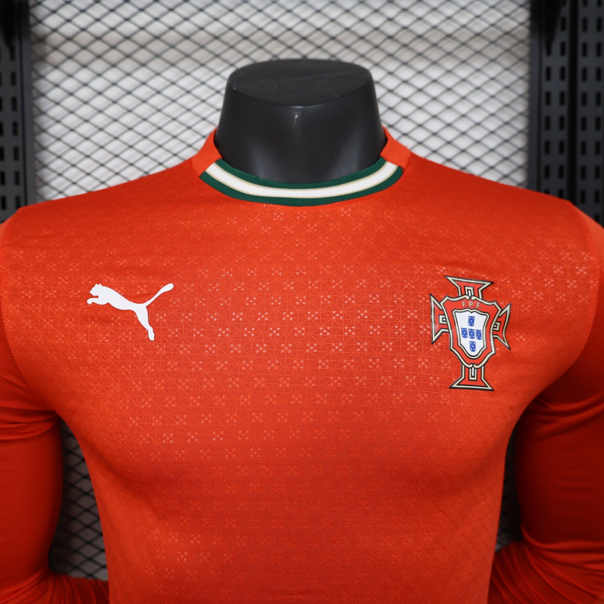 2025/2026 Portugal Home Long Sleeves Football Jersey(Player Edition)