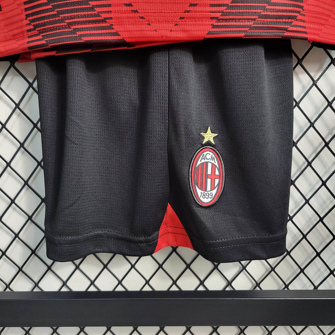 2023/2024 AC Milan Home Football Shirt Kids Size
