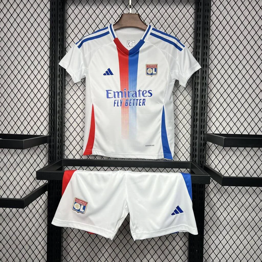 2024/2025 Lyonnais Home Football Shirt Kids Size