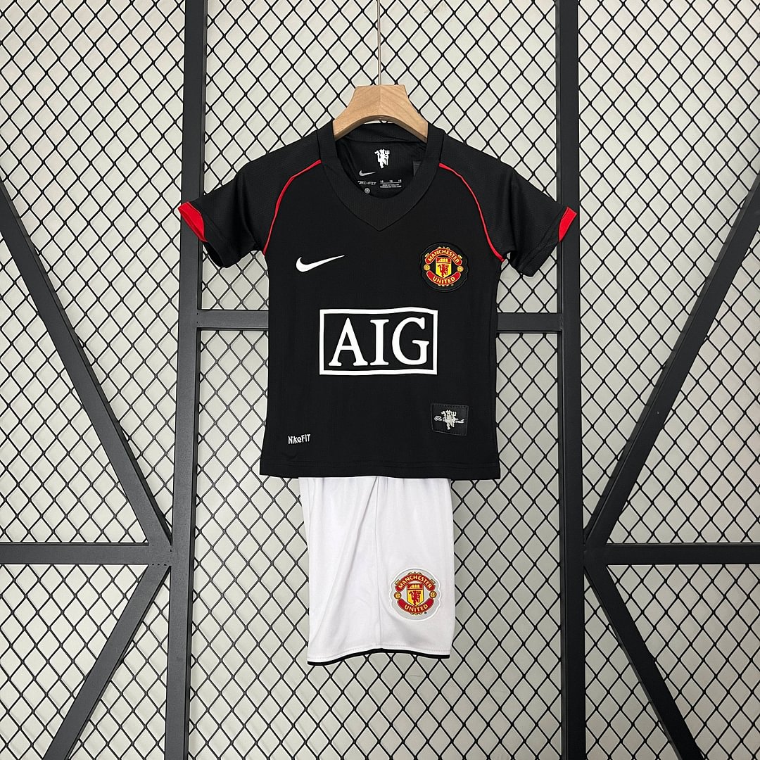 2006/2007 Manchester United Retro Away Football Shirt Kids Size