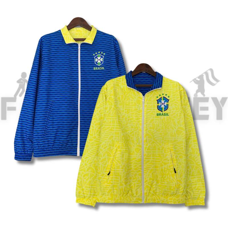 2024 Brazil Reversible Windbreaker Football Shirt