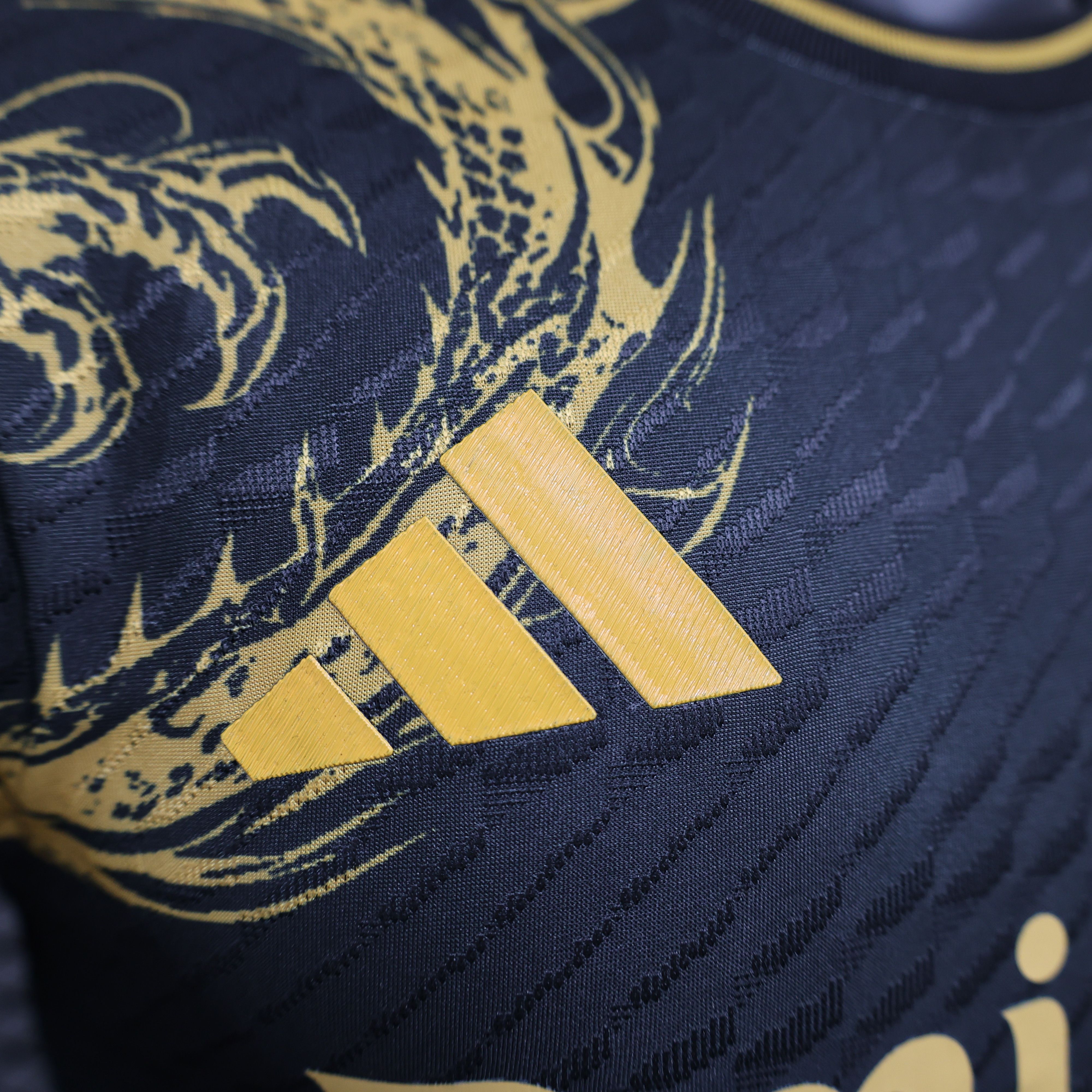 2024/2025 Real Madrid Gold Dragon Special Edition Football Jersey For Player Version