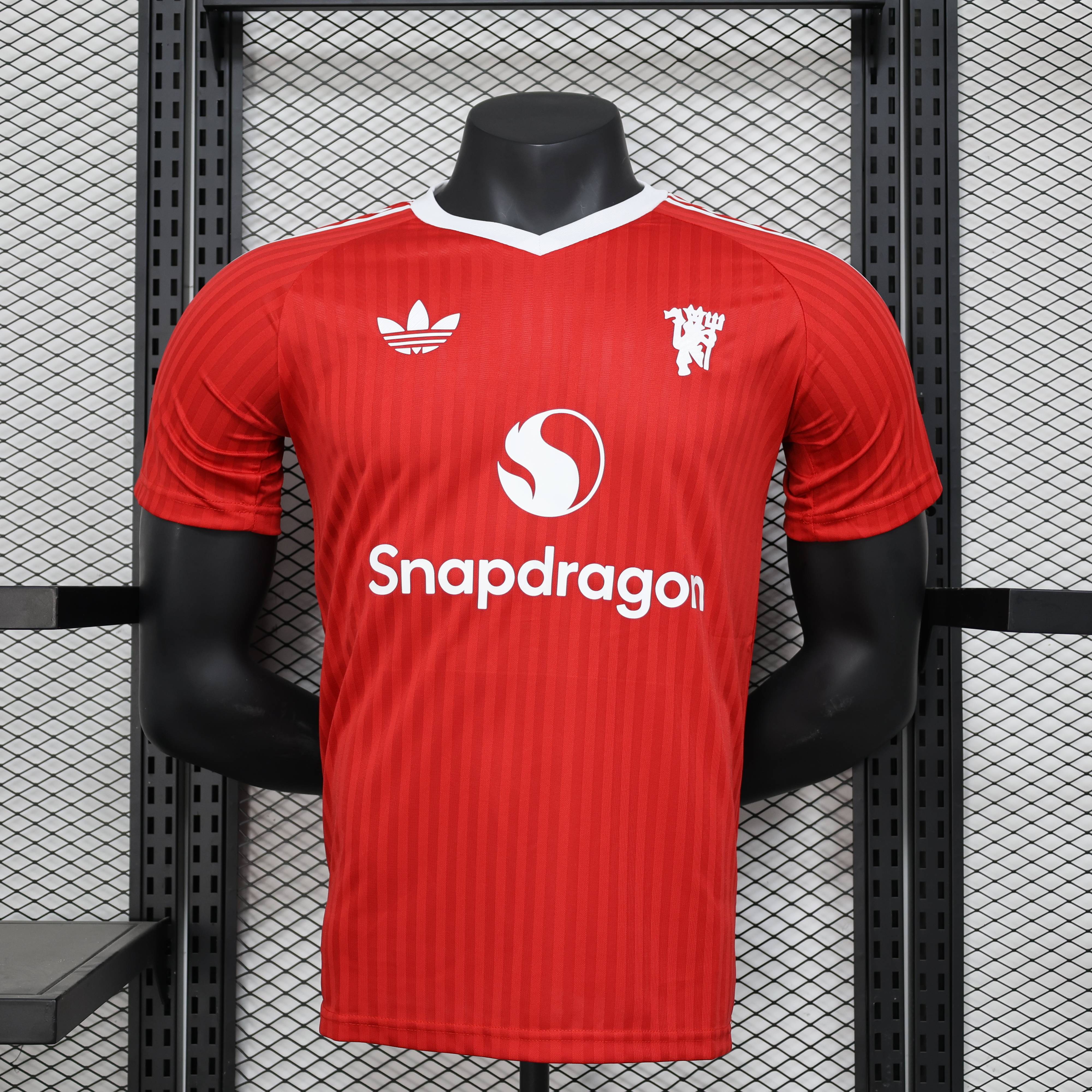 2024/2025 Manchester United Red Home Football Jersey For Player Version
