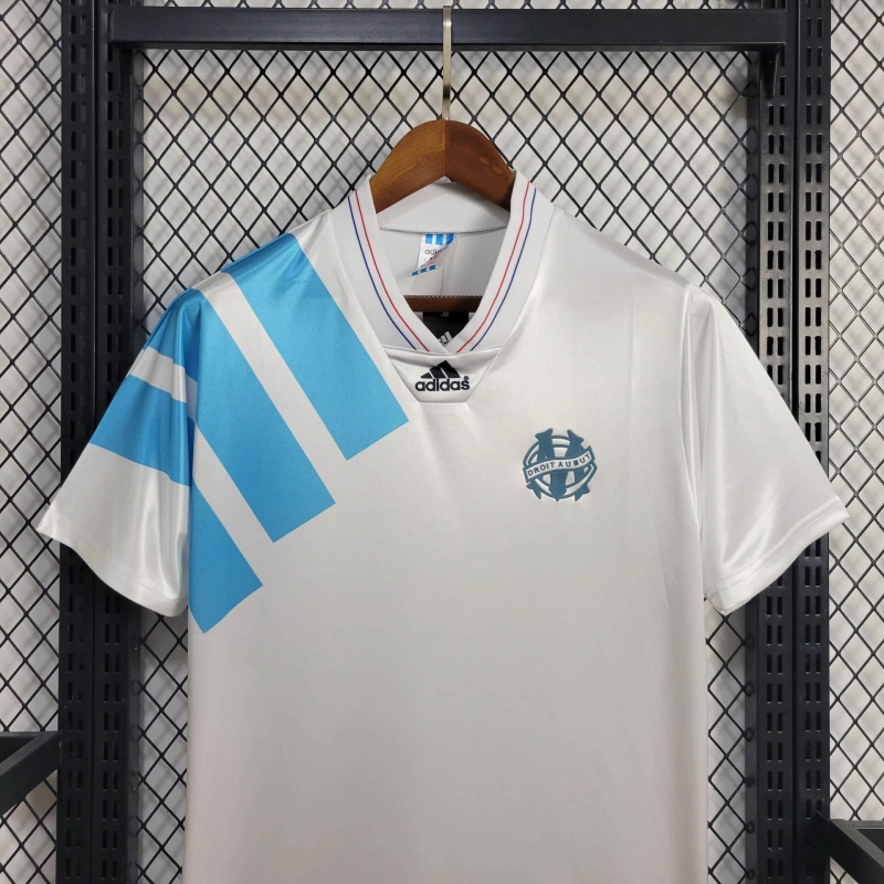 1993/1994 Retro Olympique Marseille Home Football Shirt(Fan version)