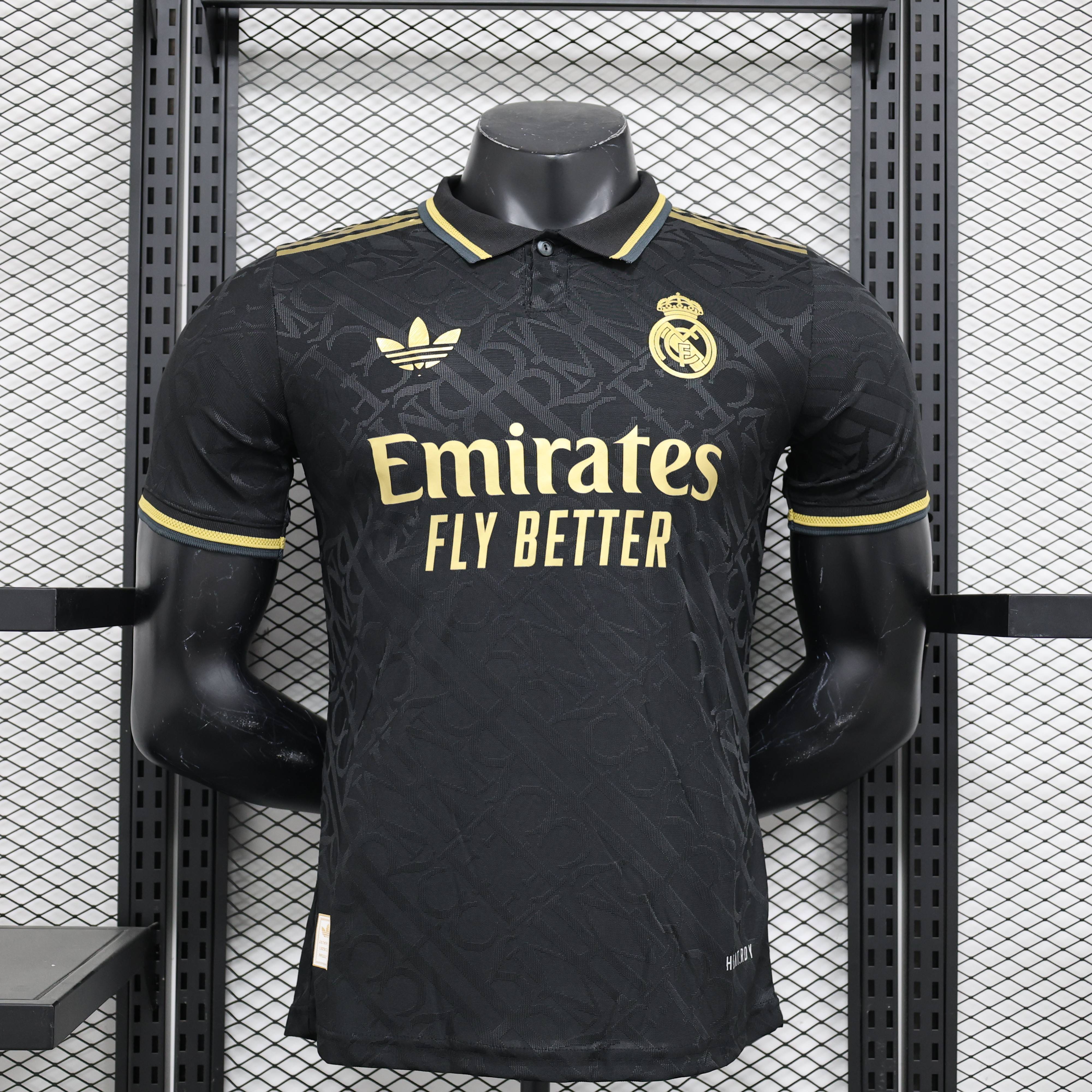2024/2025 Real Madrid Black Gold Special Edition Football Jersey For Player Version