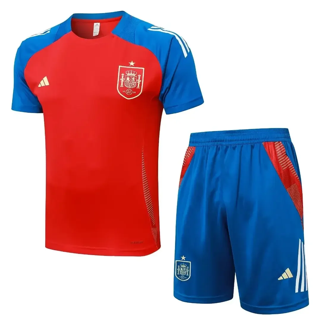 2024/2025 Spain Training Wear Red Suit Shirt