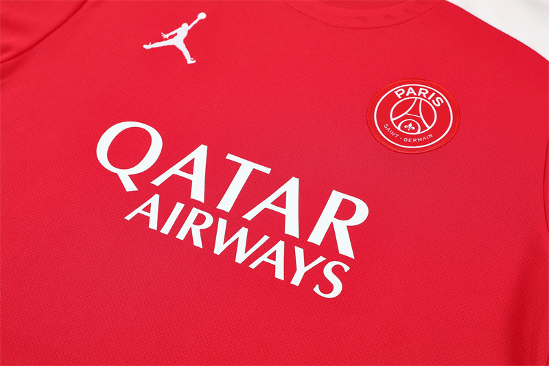 2025/2026 Paris Saint-Germain Red Training Wear Suit Shirt