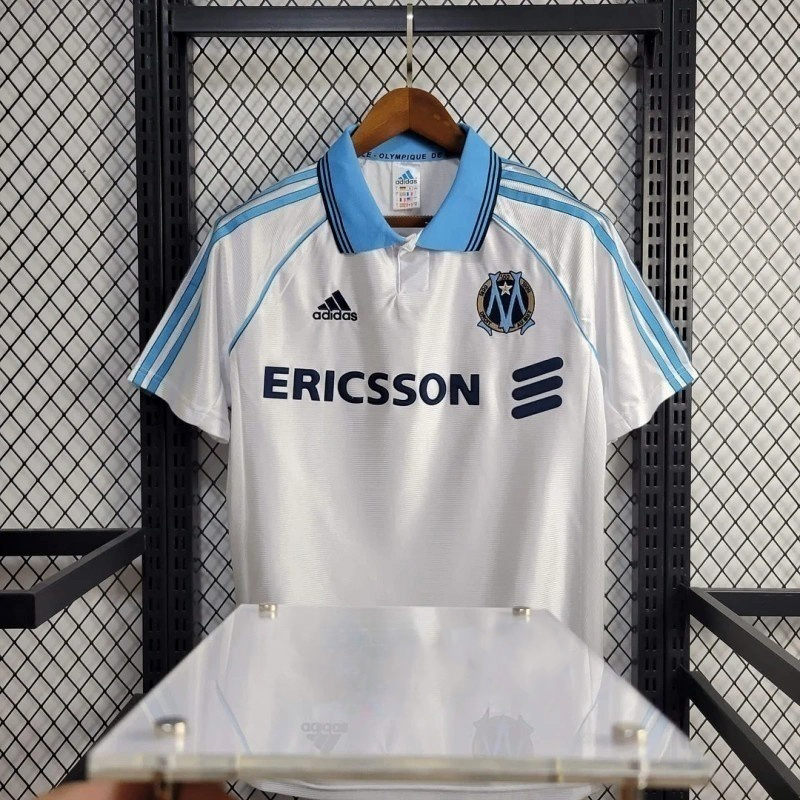 1998/1999 Retro Olympique Marseille Home Football Shirt(Fan version)