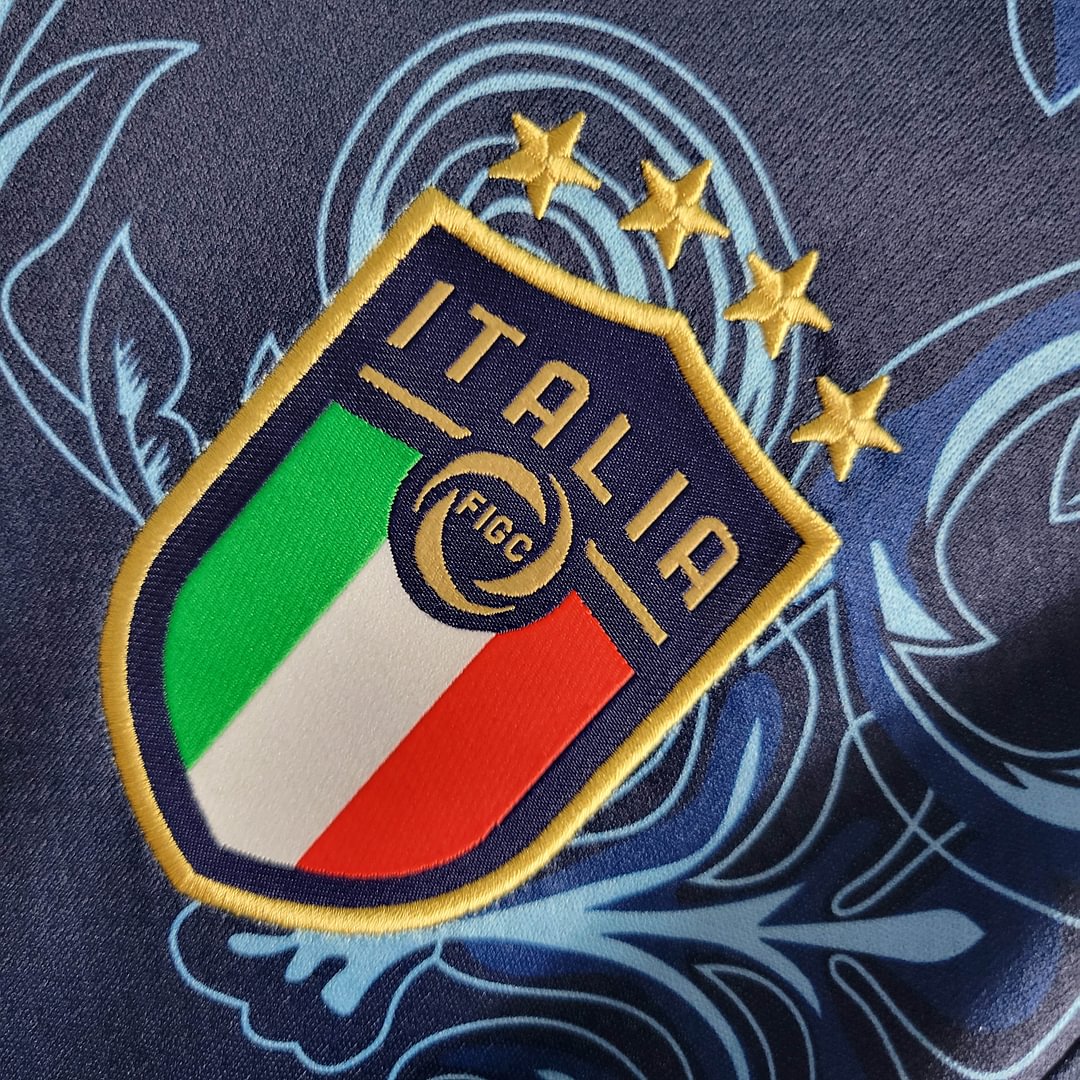 2022 Italy Commemorative Edition Blue Football Shirt( Fans Edition )